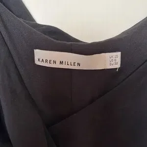 Karen Millen | Dresses | Karen Millen Dress In Velvet Blue | Poshmark